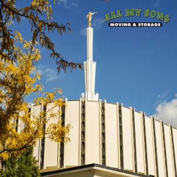 white church building near ogden, utah