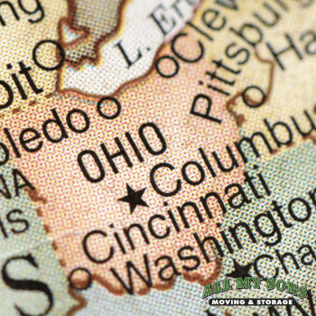 columbus, ohio on a map