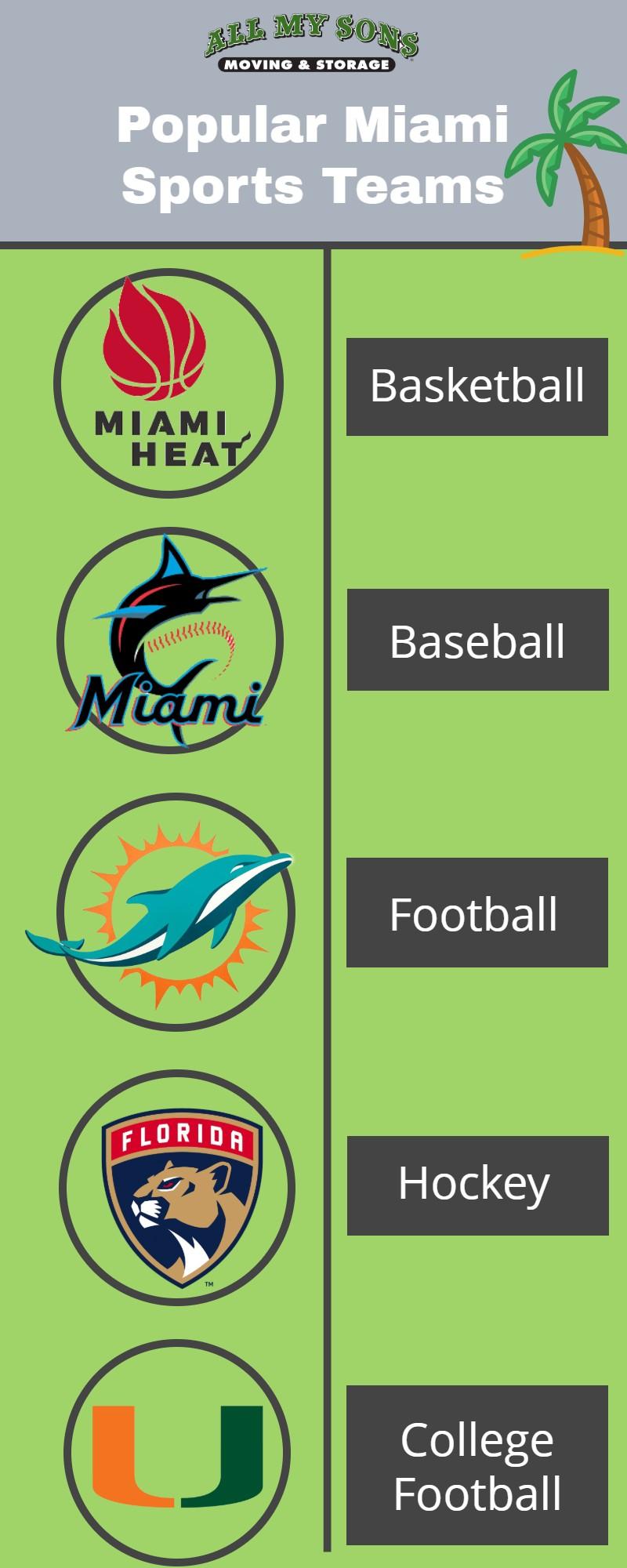 Popular Miami Sports Teams