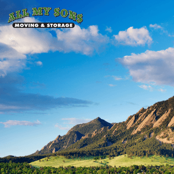 rocky mountains in the summer near boulder