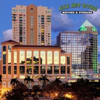 Skyline of Fort Lauderdale, Florida.