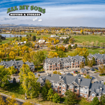 aerial view of residential apartments near englewood