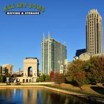 buildings near pond in downtown atlanta