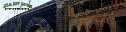 historic eads bridge over the mississippi river in st. louis