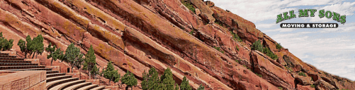 red rocks amphitheater near englewood, colorado