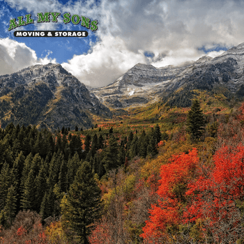 utah mountain range during fall