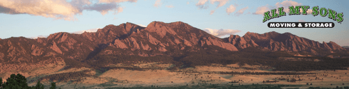 the foothills of the rocky mountains in boulder, colorado