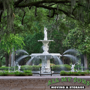 forsyth park fountain in savannah georgia